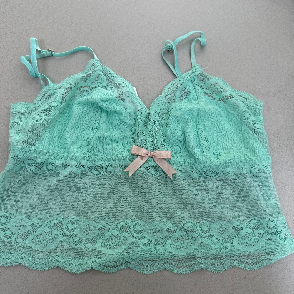 NWOT Eberjey lace bralette Mint